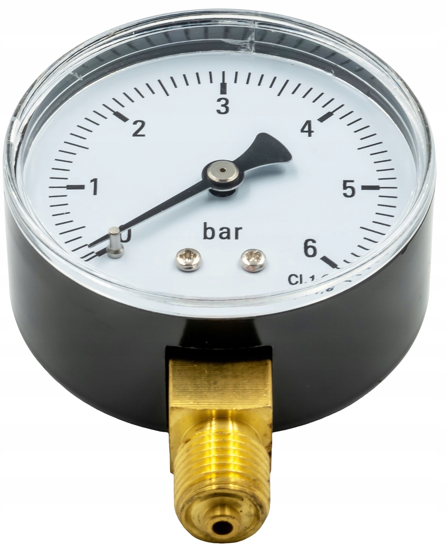 Manometer 0–10 bar G1/4" 63 mm – Radiálny tlakomer